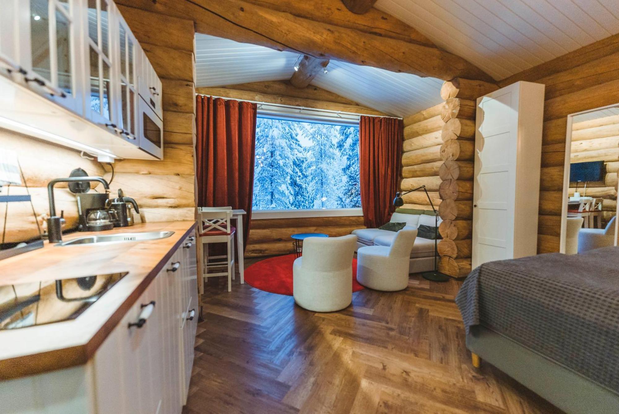 Cozy Log Cabin By Invisible Forest Lodge Rovaniemi Exterior foto