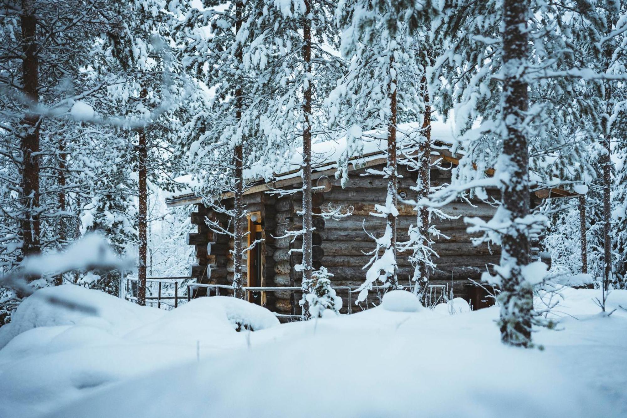 Cozy Log Cabin By Invisible Forest Lodge Rovaniemi Exterior foto